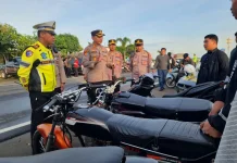 Jaga Kamtibmas, Polres Kulon Progo Gelar Patroli Subuh