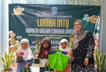 Peringati Milad ke-63, SD Negeri Kotagede 4 Gelar Lomba MTQ Tingkat TK