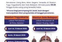 Ada Loket Penukaran Uang Baru di Stasiun Yogyakarta, Catat Tanggalnya!