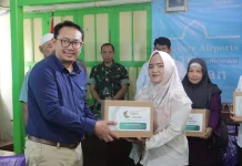 Berkah Ramadan, PT Angkasa Pura Indonesia YIA Salurkan Ratusan Paket Sembako