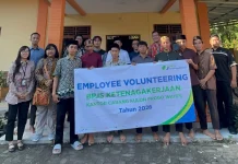 Kepedulian Sosial, BPJS Ketenagakerjaan Kulon Progo Salurkan Bantuan Sembako