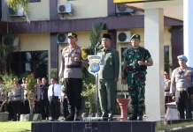 Cek Kesiapan Personel, Polres Kulon Progo Gelar Apel Operasi Ketupat Progo 2026