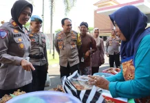 Jaga Stabilitas Harga Jelang Lebaran, Polres Bantul Gelar Gerakan Pangan Murah