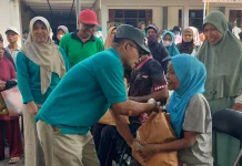 Peduli pada Masyarakat, Bank Kulon Progo Gelar Bakti Sosial di Kalurahan Sidomulyo