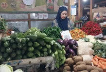 Faktor Cuaca Pengaruhi Stok Sayuran di Pasar Beringharjo Jelang Lebaran