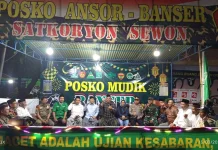 Tokoh Ansor–Banser Bantul Resmikan Posko Mudik Lebaran 2026