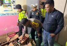Jaga Kondusivitas, Polres Bantul Gencarkan Razia Miras jelang Lebaran