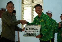 Pemkab Bantul Serahkan Penghargaan Bagi Kontingen PORDA DIY 2025