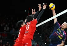 Wolfdogs dan Great Bears Berbagi Poin di Lanjutan Liga Bola Voli Jepang