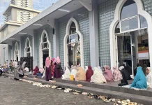 Suasana Syahdu Iringi Ribuah Orang saat Salat Idulfitri di UIN Sunan Kalijaga