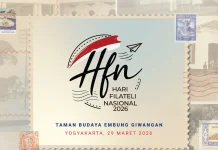 Hari Filateli Nasional 2026 Digelar di Embung Giwangan
