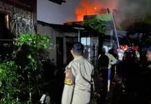 Satu Rumah di Pleret Ludes Terbakar, Kerugian Mencapai Puluhan Juta
