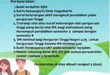 Pengajuan JPD Perguruan Tinggi Dibuka, Kuota 250 Penerima