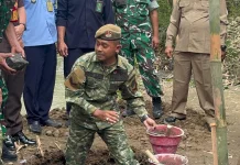 Kader Bela Negara Kulon Progo Dukung Pembangunan Jembatan Garuda