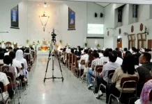 Ibadah Jumat Agung di Kapel Maria Bintang Samudra