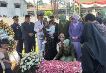 Kopda Anumerta Farizal Romadhon Dimakamkan di Taman Makam Pahlawan Giripeni