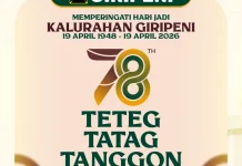 Peringatan 78 Tahun Giripeni  Angkat Semangat Teteg, Tatag, Tanggon dalam Kehidupan