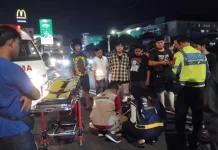Polsek Jetis dan PSC 119 Evakuasi Korban Kecelakaan di Jalan Sudirman Yogyakarta