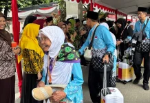 Jemaah Haji Asal Sleman Siap Diberangkatkan Menuju Embarkasi YIA
