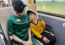 Murid SLB Negeri 1 Bantul Gembira Mengenal Kereta Lewat Edutrain KAI Bandara