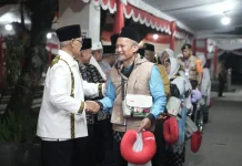 Sebanyak 354 Jamaah Haji Sleman Kloter 3 Berangkat menuju Embarkasi YIA