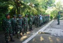 Satgas TMMD Reguler Kulon Progo Didorong Jaga Kedisiplinan