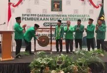 PPP Mulai Rangkaian Musyawarah Cabang Kabupaten dan Kota di DIY
