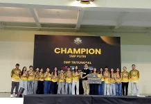 SMPK Tritunggal Jawara Champion Hoop League, Mischaline Berkontribusi 18 Poin