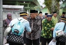 Suasana Haru Selimuti Pelepasan Calon Jemaah Haji Asal Sleman
