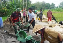 Kodim 0731 Kulon Progo Optimis Sasaran TMMD Dapat Tercapai Tepat Waktu