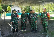 Dandim 0731 Kulon Progo Pantau Rehabilitasi Rumah ibadah