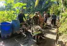 Masuki Minggu Ketiga, Pengerjaan Rabat Beton Sidorejo dipercepat
