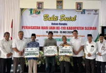 Hari Jadi ke-110 Kabupaten Sleman, Warga Mororejo Terima Bantuan Sosial