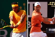 Nadal dan Djokovic, Dua Petenis Penguasa ATP Masters 1000 Lapangan Tanah Liat