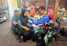 Tim Kesehatan Kodim Kulon Progo Jemput Bola Layanan Kesehatan
