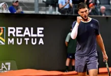 Dino Prizmic Tumbangkan Novak Djokovic di Internazionali BNL d’Italia