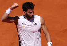 Andrea Pellegrino Tantang Jannik Sinner di Internazionali BNL d’Italia