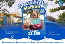 Waterboom Hadirkan Potongan Spesial dalam Rangka HUT Sleman