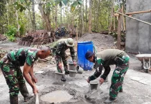 Minggu Ketiga, Pelaksanaan Program TMMD Berjalan Sesuai Target