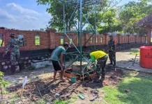 Atasi Kesulitan Air Bersih, Lima Sumur Bor Program TMMD dibangun di Sidorejo