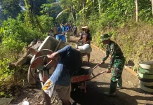 Masuki Fase Akhir, Satgas TMMD Terus Pacu Pembangunan Infrastruktur