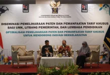 Dorong Hilirisasi Riset di DIY, Tarif Khusus Pendaftaran Paten Diperkenalkan