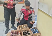 Lagi, Polres Bantul Amankan Ratusan Botol Miras Ilegal di Tiga Lokasi