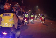 Jaga Kondusivitas, Polres Bantul Gelar Patroli Skala Besar di Sejumlah Titik