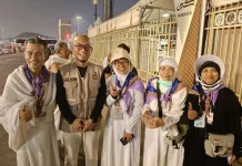 Sempat Kelelahan di Armuzna, Jemaah Bantul  Dibantu Kursi Roda oleh Wamen