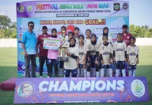 Libas Lawan 8-0, Wates A  Jadi Juara Putri Binangun Cup 2026