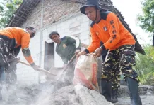 Wujud Kebermanfaatan, GP Ansor Bantul Bedah Rumah Warga di Lima Titik