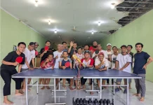 Tongseng Kepala Sapi Meriahkan Turnamen Tenis Meja