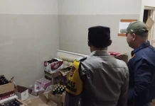 Razia Besar-besaran, Polres Bantul Sita 379 Botol Miras di Tiga Lokasi Berbeda