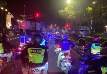 Pastikan Kondusivitas Lingkungan, Polres Bantul Gelar Patroli Skala Besar